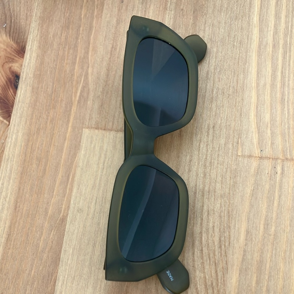 Anthropologie Stylish Green Sunglasses